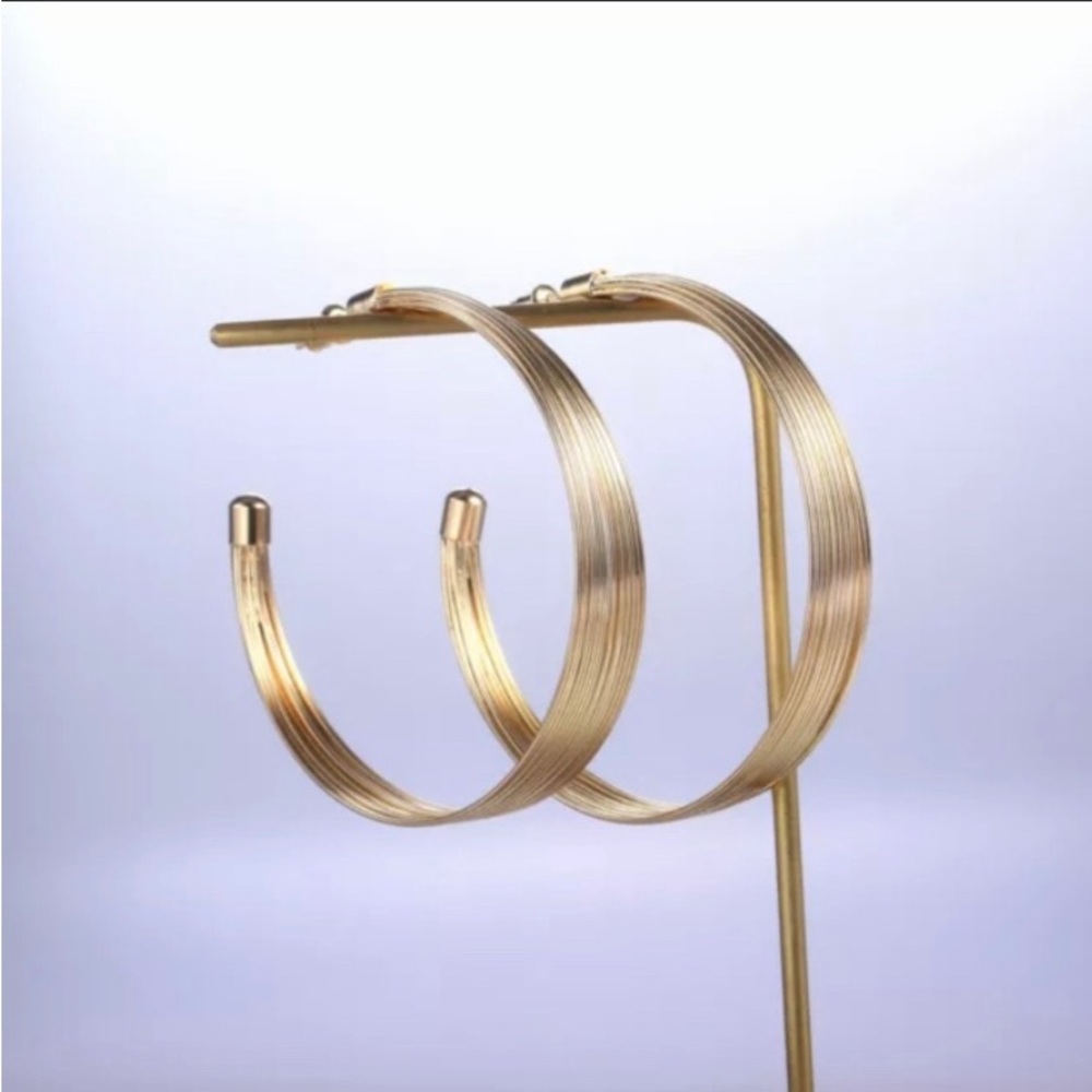 Gorgeous Gold Hoop Earrings